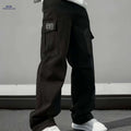 Men's Heavy-Duty Cargo Pants - All-Season Utility Workwear Trousers   OAXG 