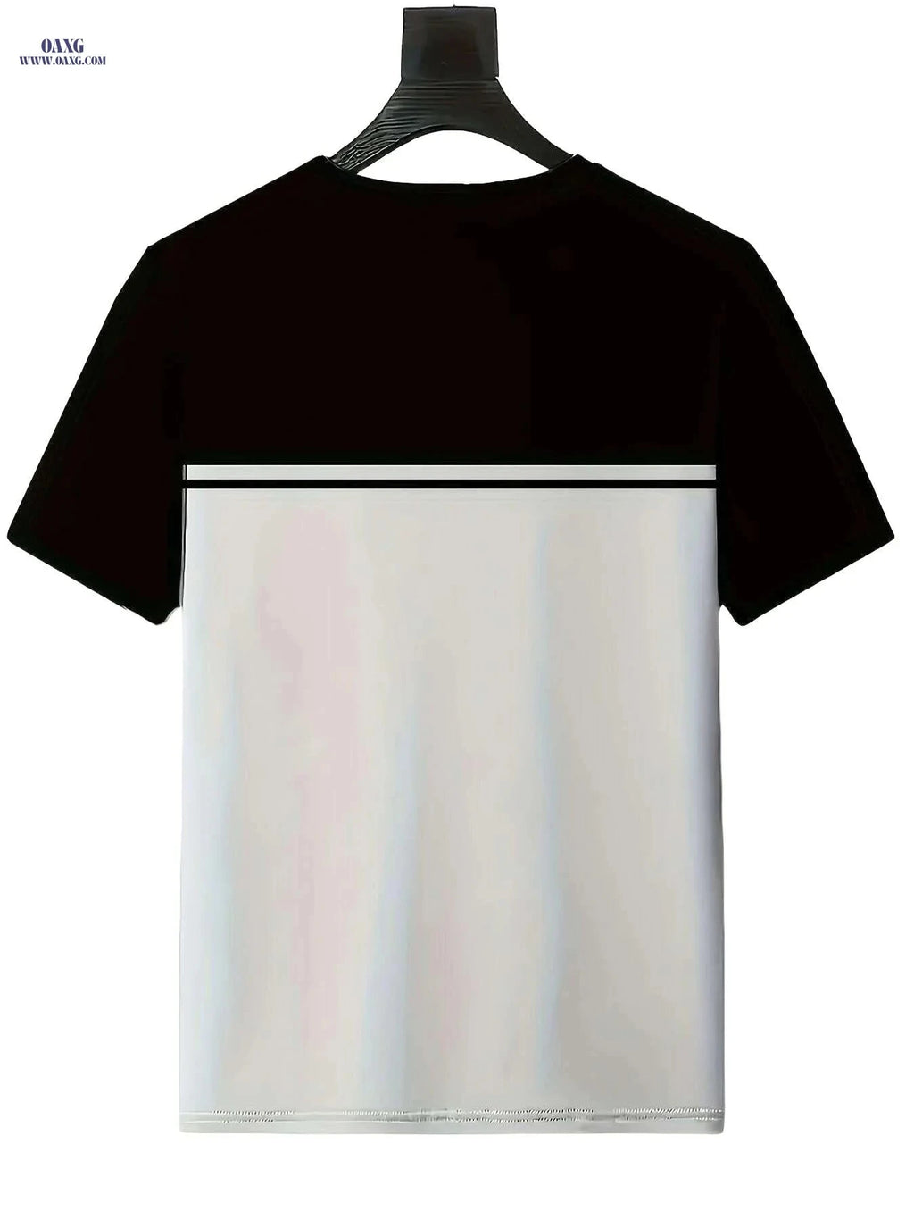 Men's Italian Flag Design T-Shirt - Casual Black & White Summer Wear   OAXG Khaki / S