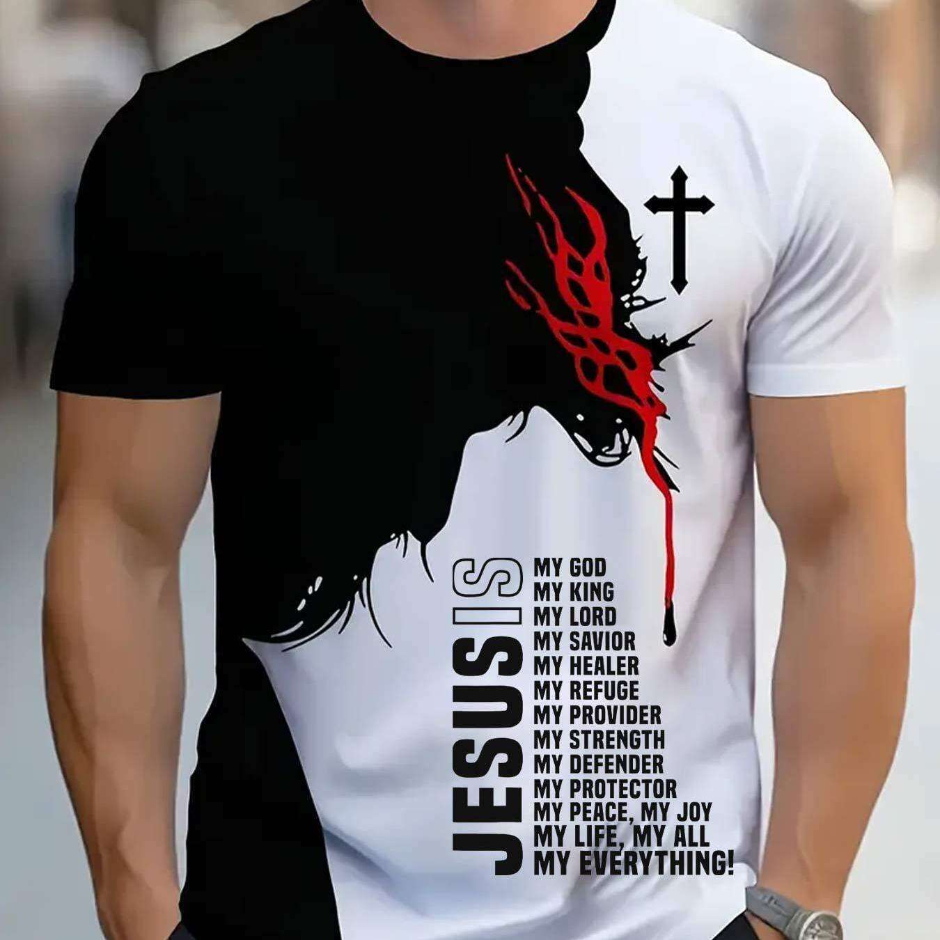 men-s-jesus-cross-t-shirt-inspirational-black-white-graphic-tee-oaxg-6IM