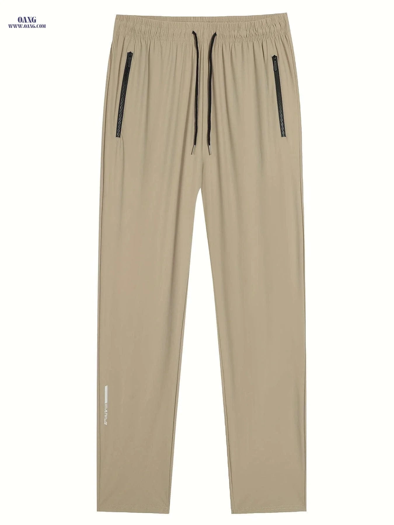 Men’s Joggers with Drawstring Waist – Breathable High-Elastic Fabric   OAXG 
