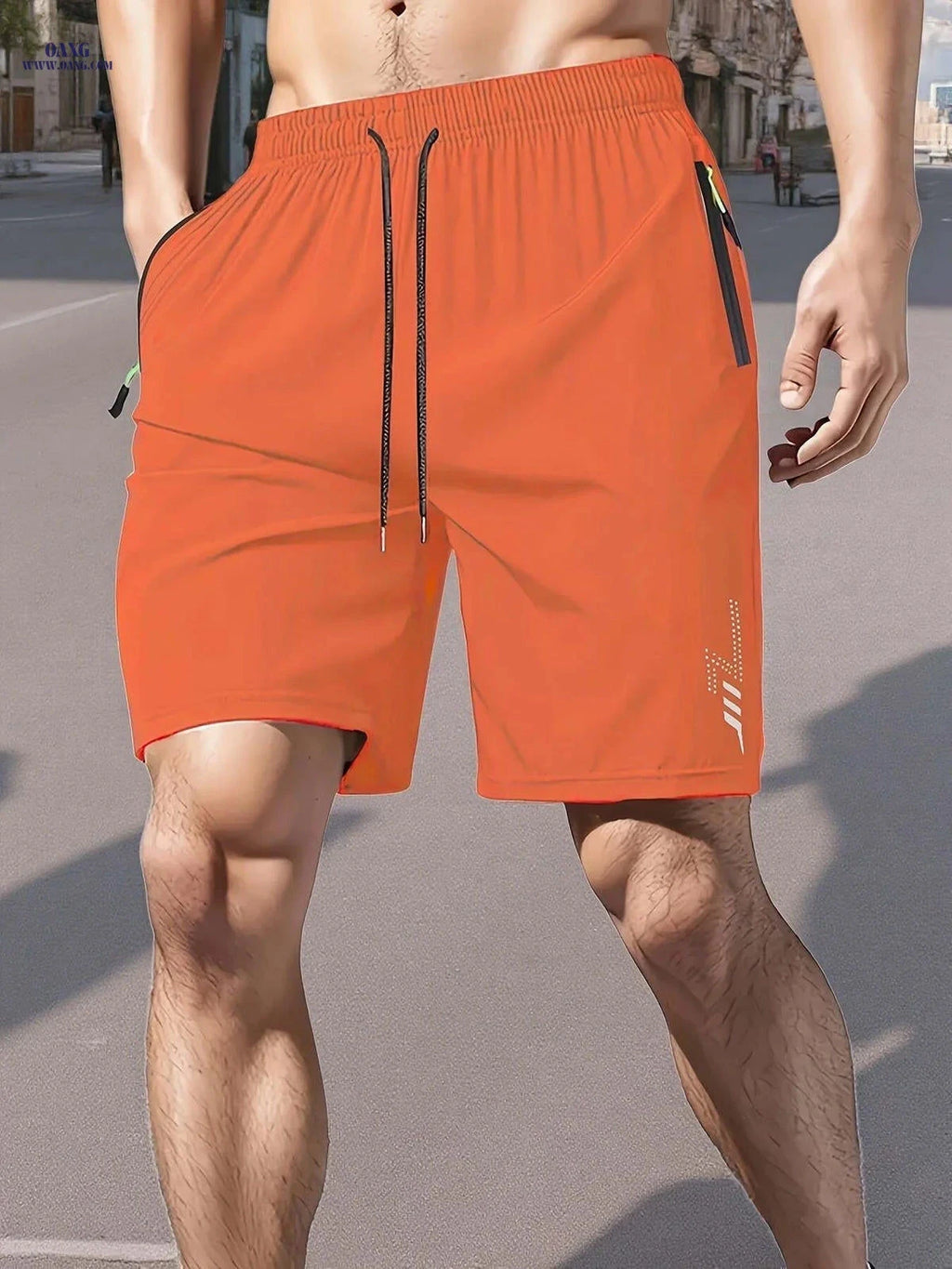 Men's Korean Running Shorts - Lightweight Quick-Dry Casual Fitness   OAXG 