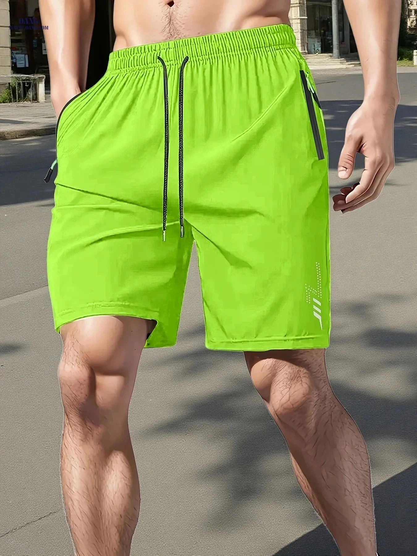 Men's Korean Running Shorts - Lightweight Quick-Dry Casual Fitness   OAXG 