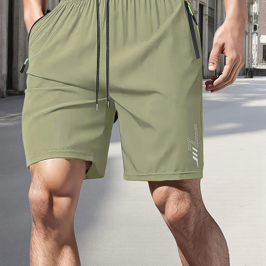 Men's Korean Running Shorts - Lightweight Quick-Dry Casual Fitness   OAXG 