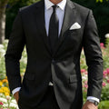 Men's Light Business Suit - 2pcs Traditional Attire for Weddings & Interviews   OAXG 
