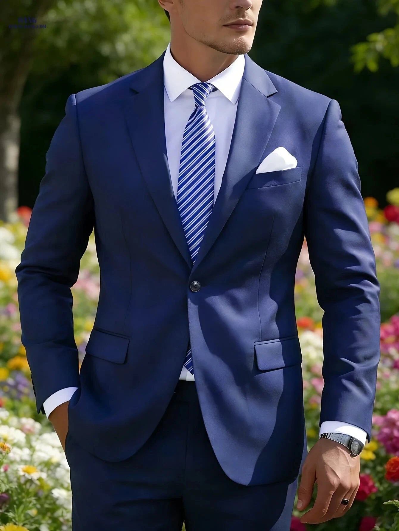 Men's Light Business Suit - 2pcs Traditional Attire for Weddings & Interviews   OAXG Black / FR S