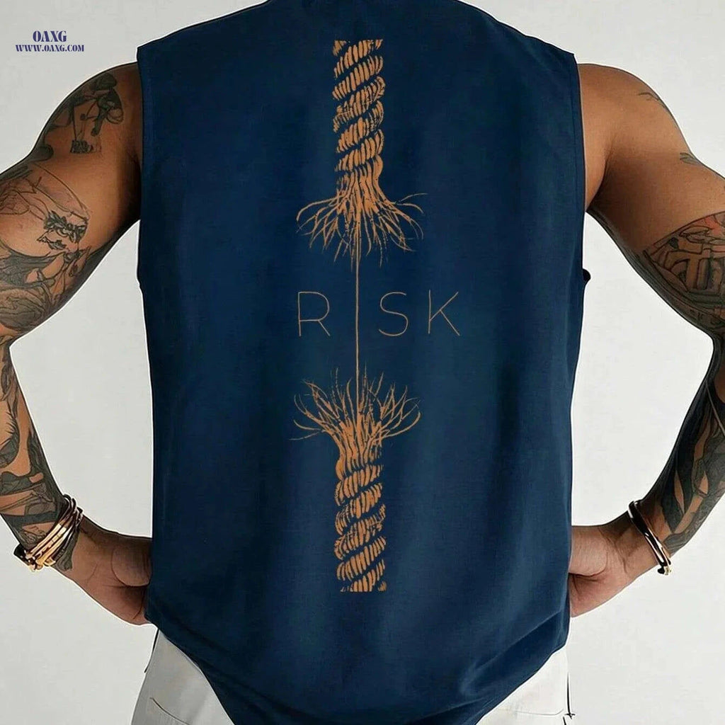 Men's Lightweight Athletic Tank Top - Breathable Sleeveless Gym Shirt   OAXG Purplish Blue / XS