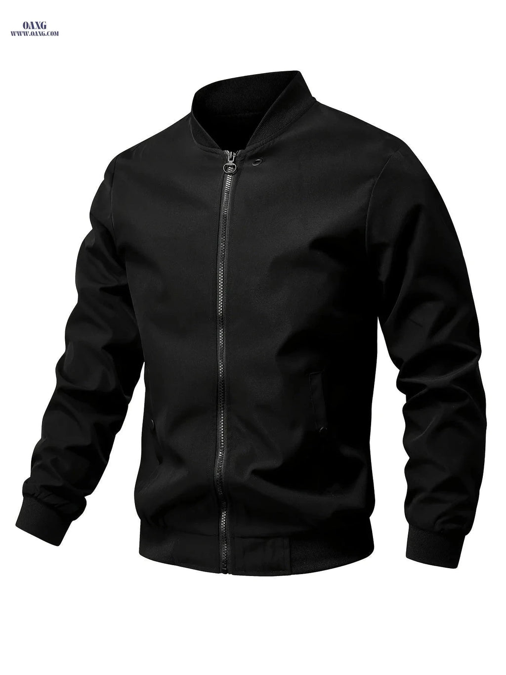 Men's Lightweight Casual Jacket - Spring Solid Color Outerwear   OAXG Khaki / FR L