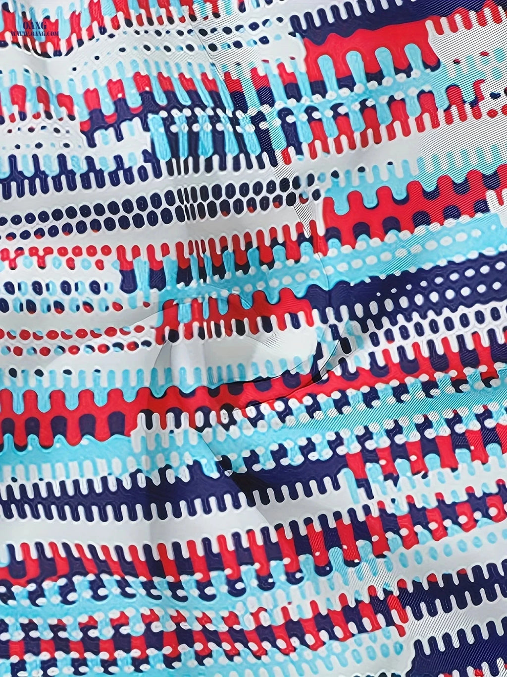 Men's Lightweight Graphic Print Swim Shorts - Drawstring Casual Fit   OAXG 