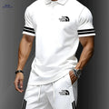 Men's Lightweight Short Sleeve Shirt Set - Quick-Dry for Hiking   OAXG White / FR S