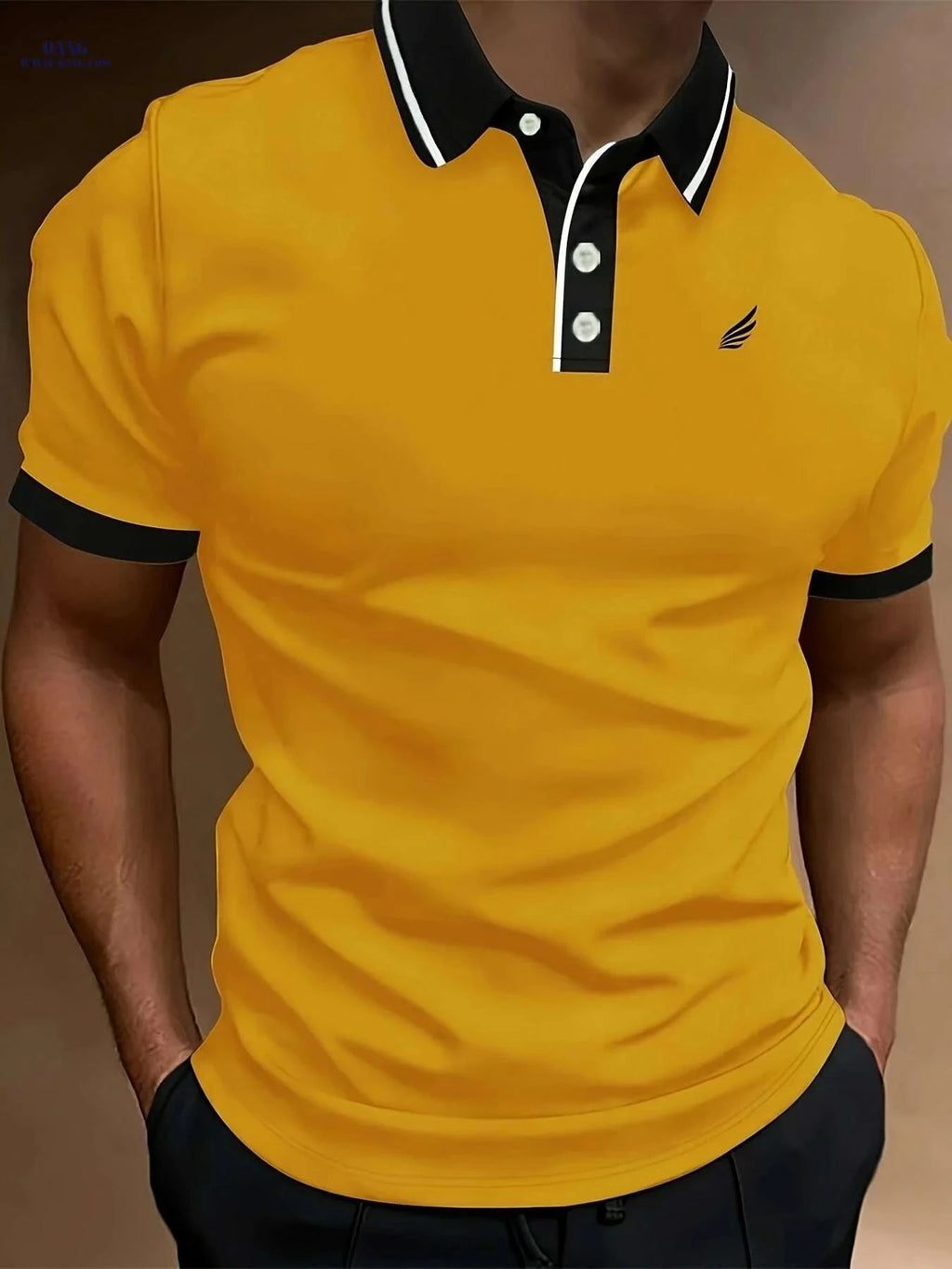 Men's Lightweight Summer Shirt - Breathable Short Sleeve Golf Tee   OAXG 