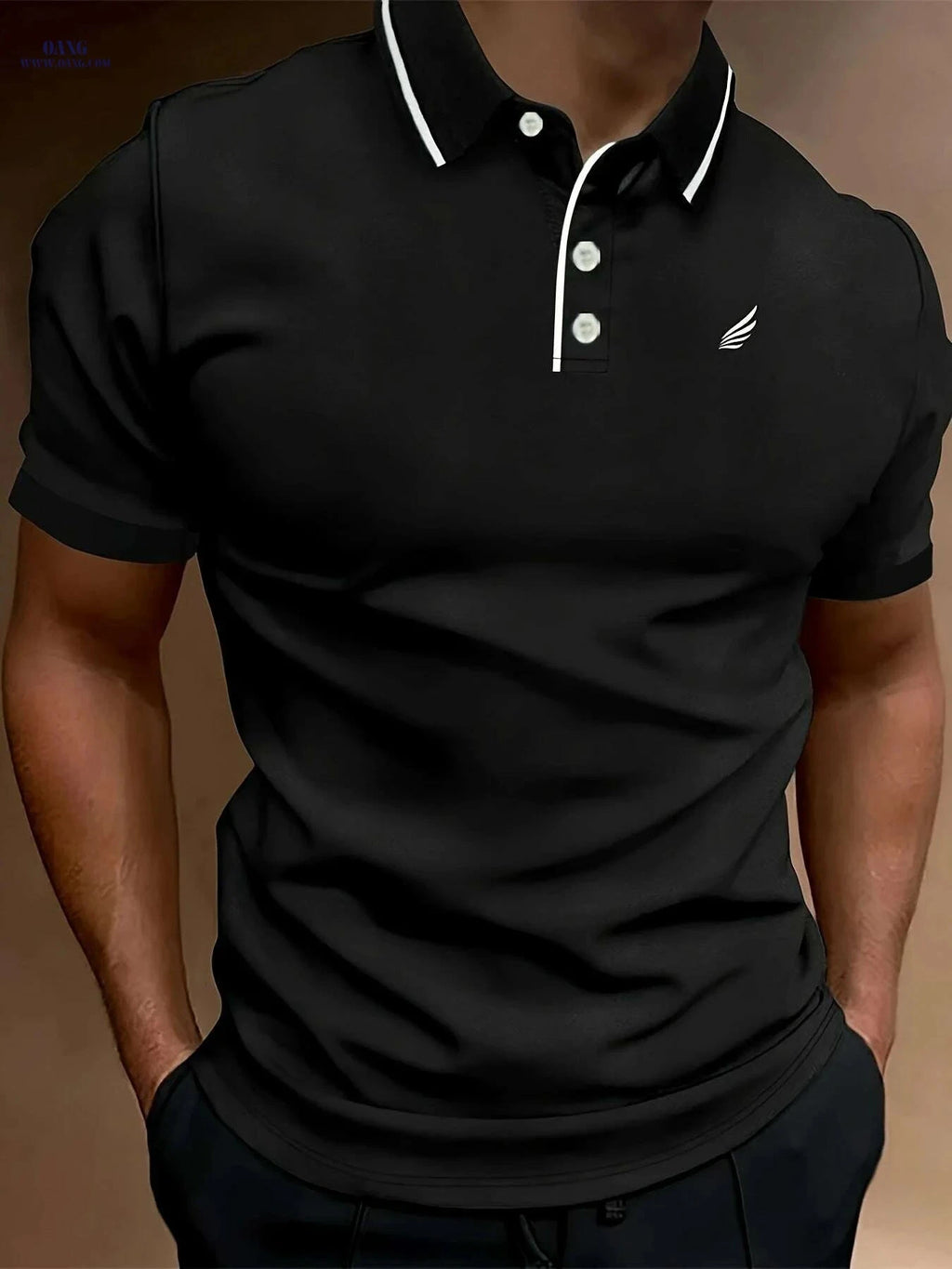 Men's Lightweight Summer Shirt - Breathable Short Sleeve Golf Tee   OAXG 