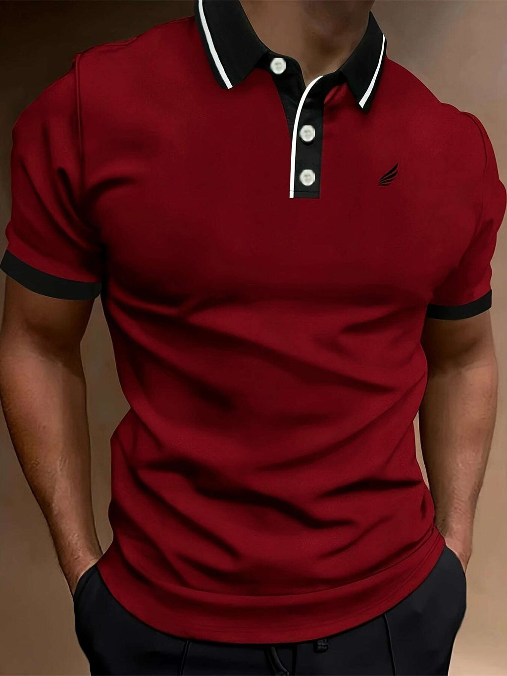 Men's Lightweight Summer Shirt - Breathable Short Sleeve Golf Tee   OAXG 