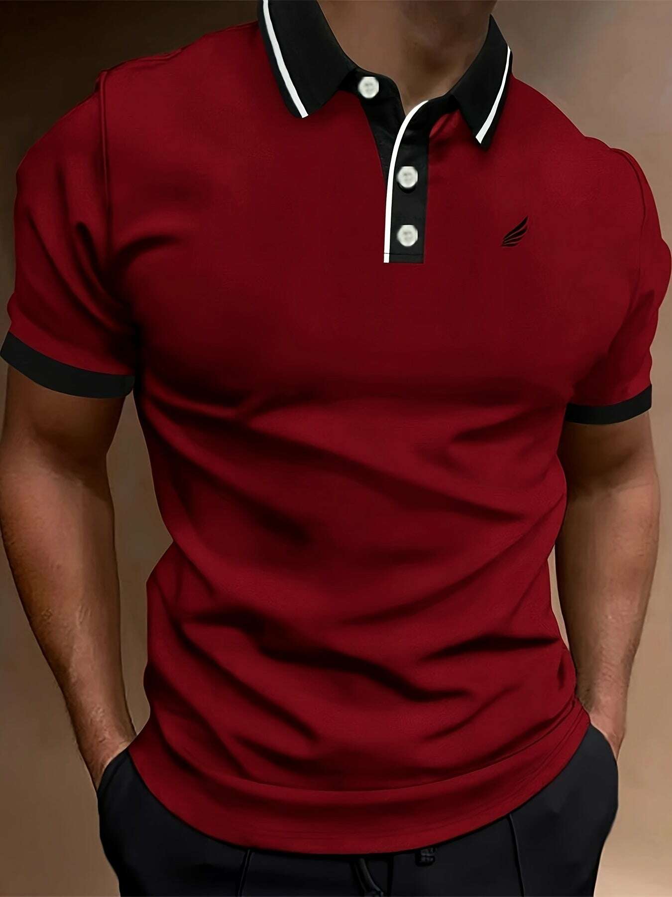 Men's Lightweight Summer Shirt - Breathable Short Sleeve Golf Tee   OAXG 