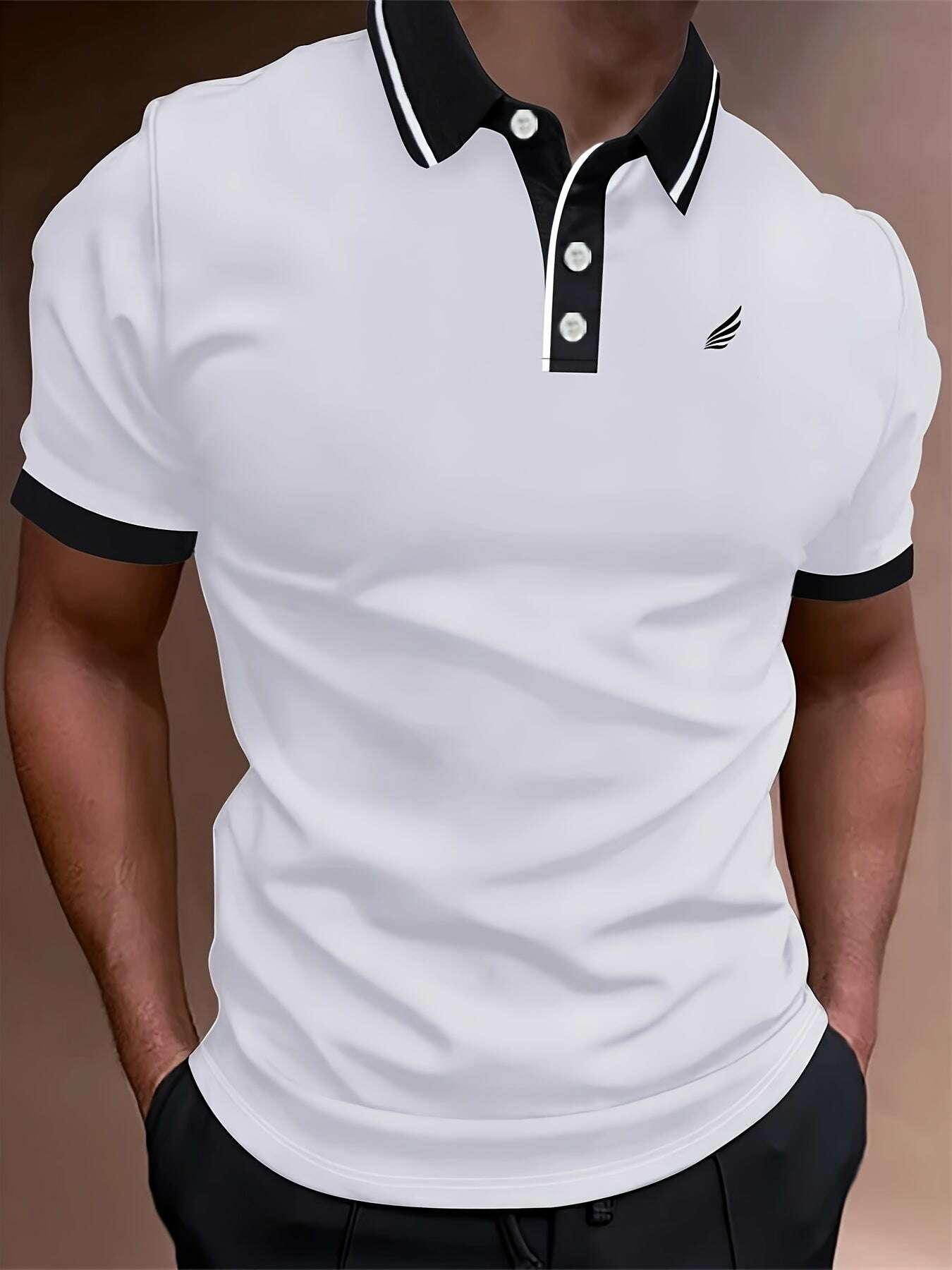 Men's Lightweight Summer Shirt - Breathable Short Sleeve Golf Tee   OAXG 
