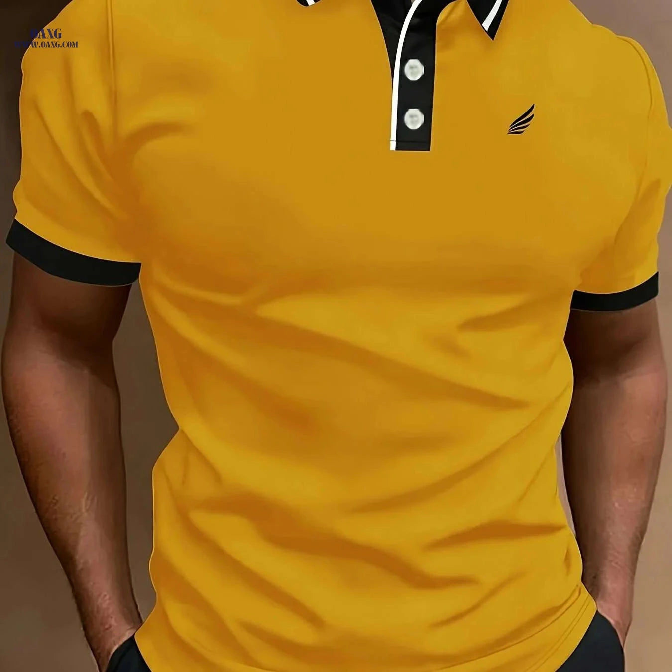 Men's Lightweight Summer Shirt - Breathable Short Sleeve Golf Tee   OAXG 