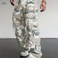 Men's Loose Fit Camouflage Cargo Pants - All Seasons, Multiple Pockets   OAXG 
