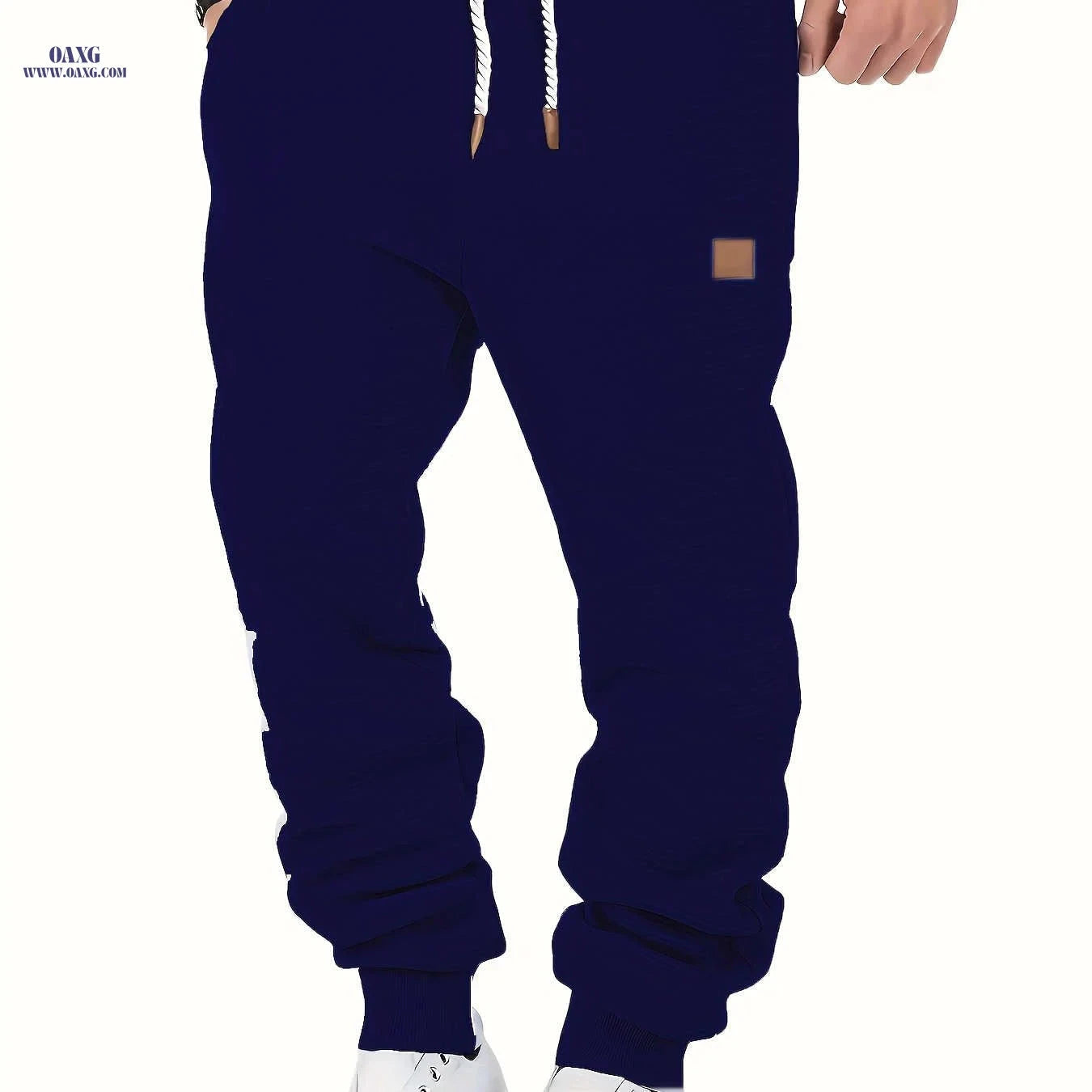 Men's Loose Fit Jogger Pants - Elastic Waist, Casual Athletic Style   OAXG 