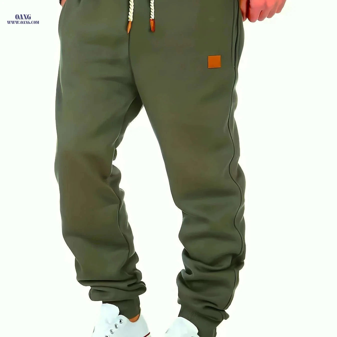 Men's Loose Fit Jogger Pants - Elastic Waist, Casual Athletic Style   OAXG 