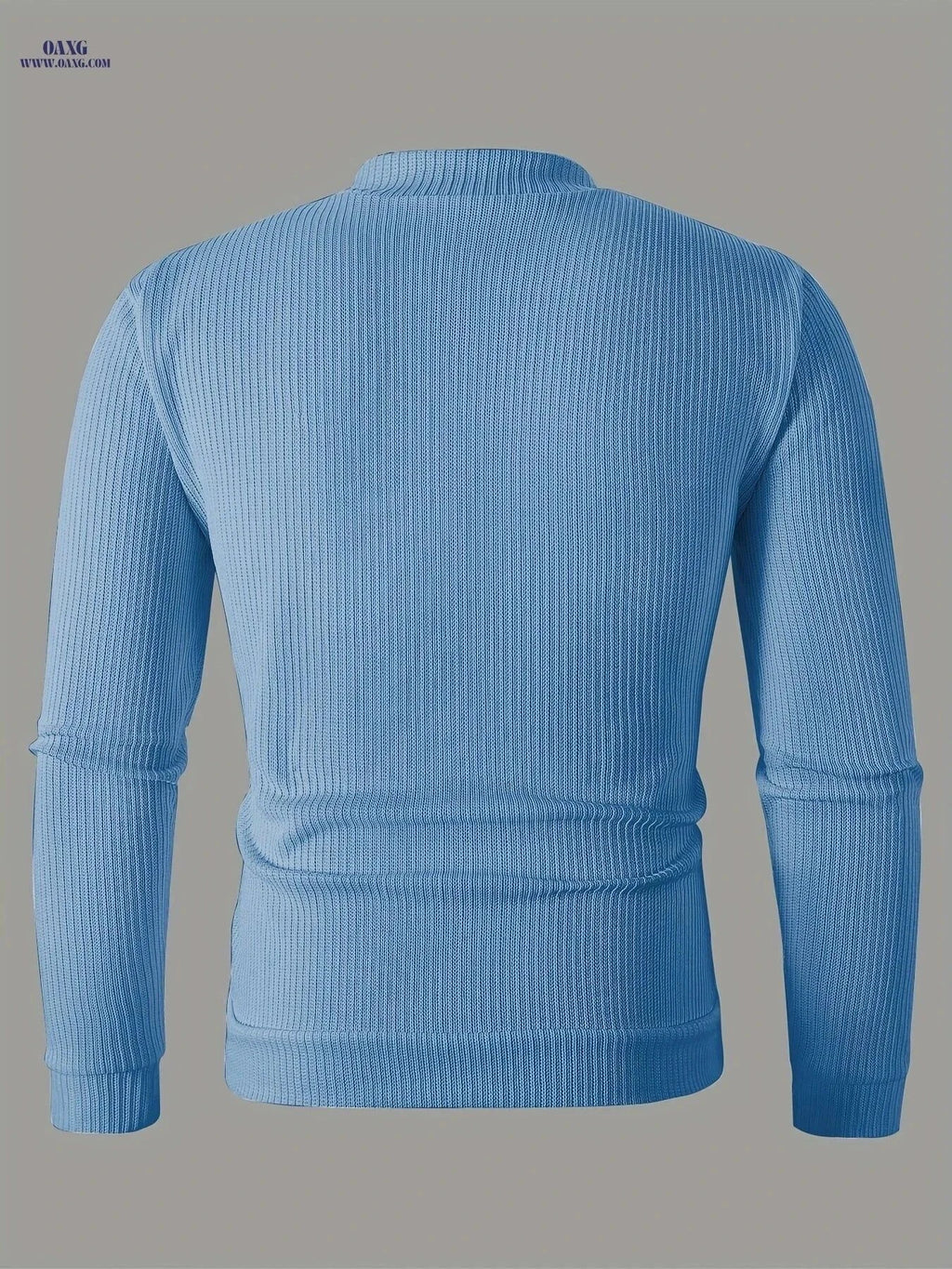 Men's Loose Fit Knit Sweater Cardigan - Zippered, Casual Fashion   OAXG White / FR S