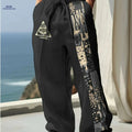 Men's Loose-Fitting Patchwork Jogger Pants - Trendy Casual Style   OAXG 