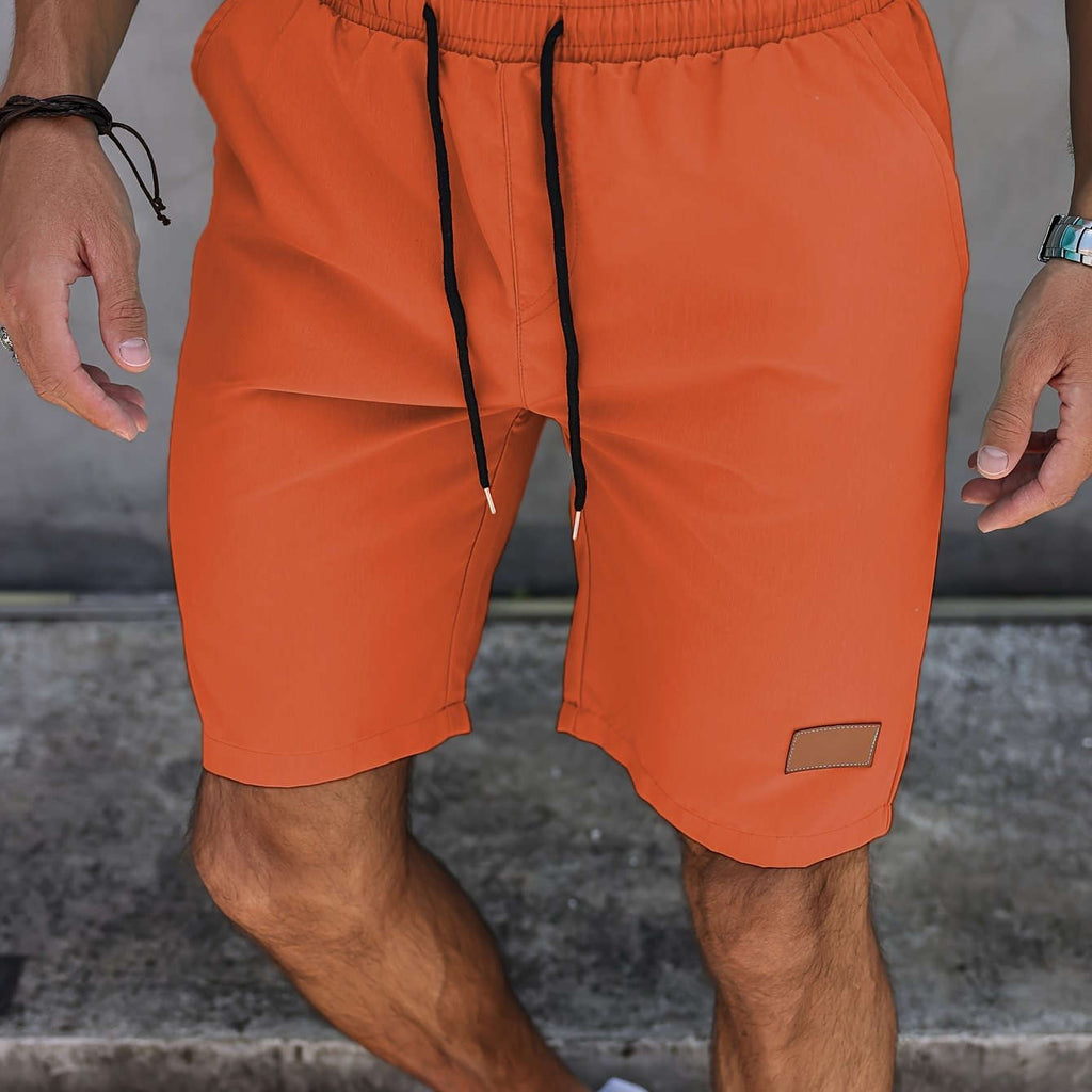 Men's Mint Green Athletic Shorts - Quick-Dry, Drawstring Pockets   OAXG 