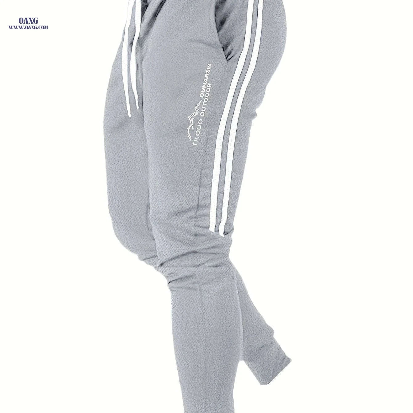 Men's Navy Blue Athletic Joggers - Casual Fitness Pants with Drawstring   OAXG 
