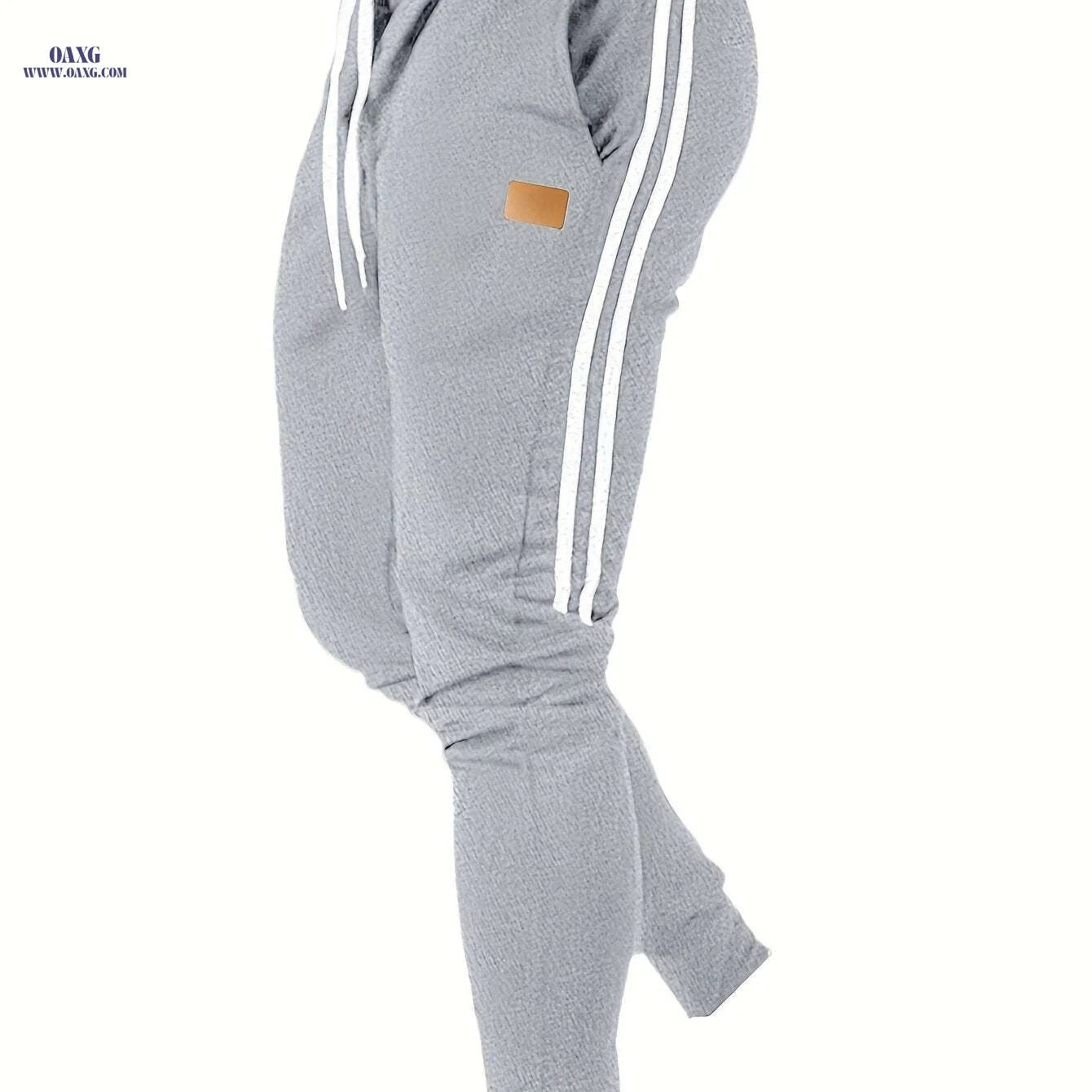 Men's Navy Blue Athletic Joggers - Casual Fitness Pants with Drawstring   OAXG 