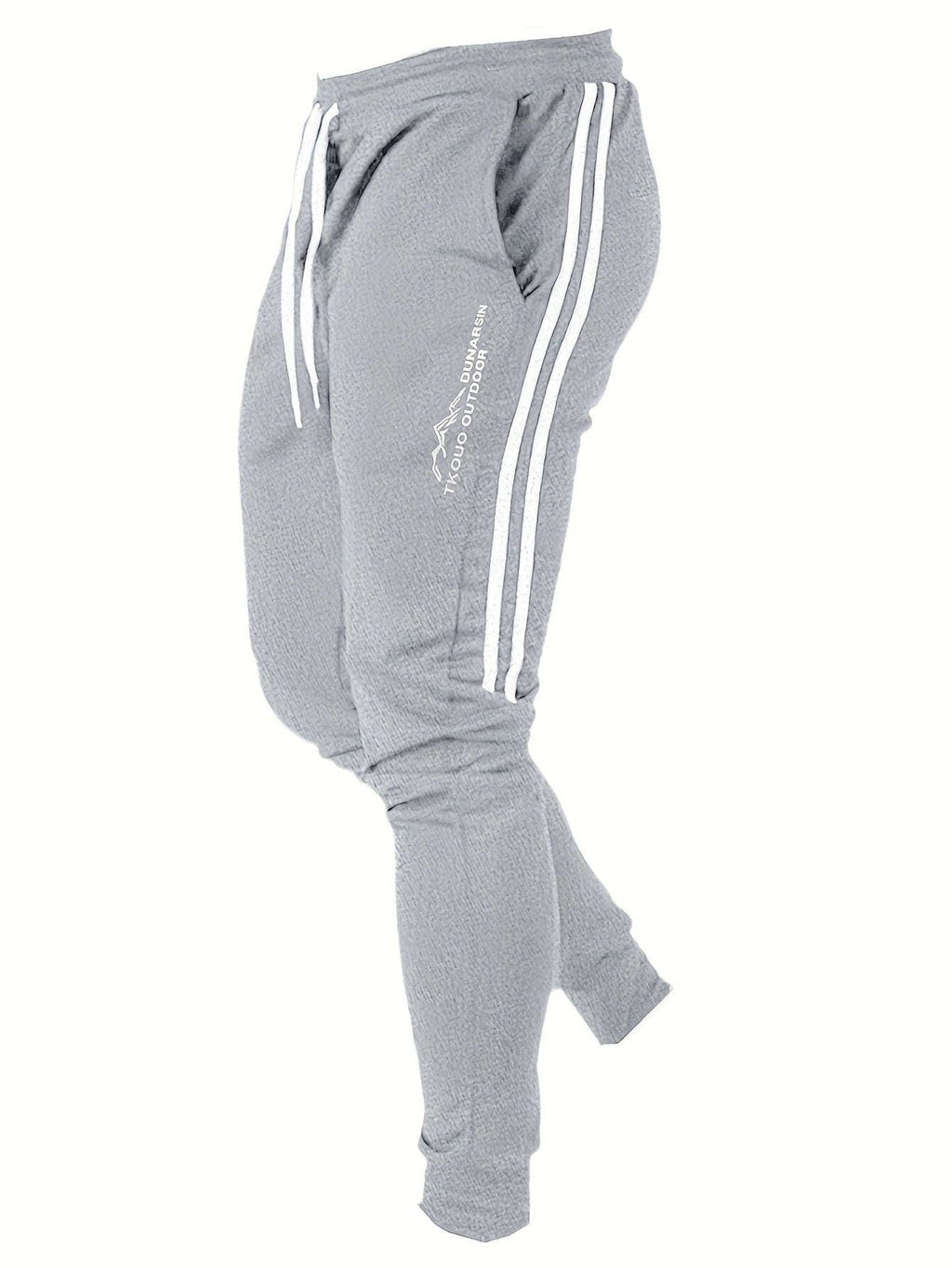 Men's Navy Blue Athletic Joggers - Casual Fitness Pants with Drawstring   OAXG 
