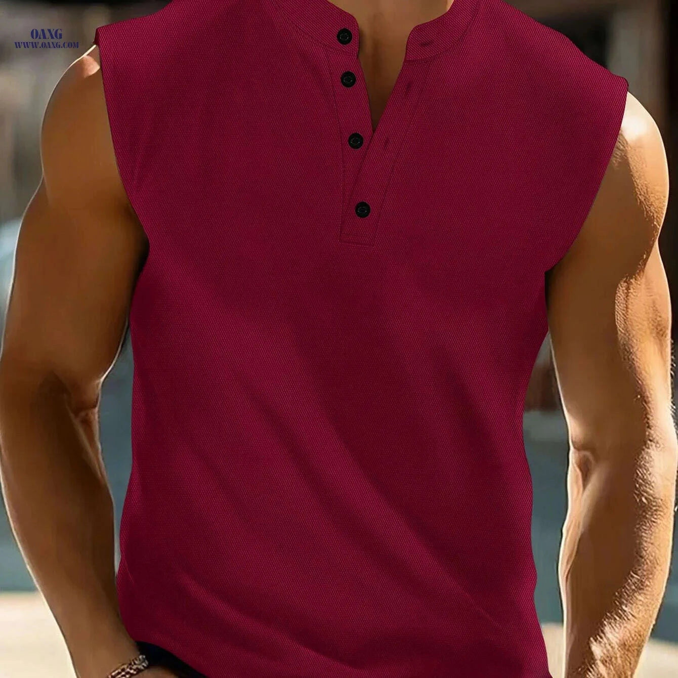 Men's Neon Green Sleeveless T-Shirt - Lightweight & Breathable   OAXG 