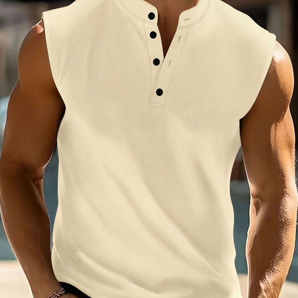 Men's Neon Green Sleeveless T-Shirt - Lightweight & Breathable   OAXG White / S