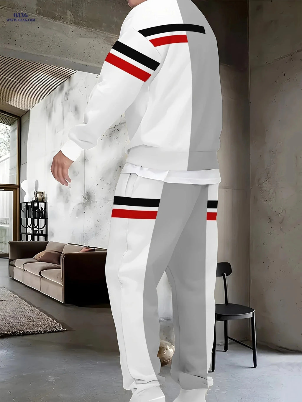 Men's Novelty Clothing Set - Long Sleeve Casual Print Polyester   OAXG 