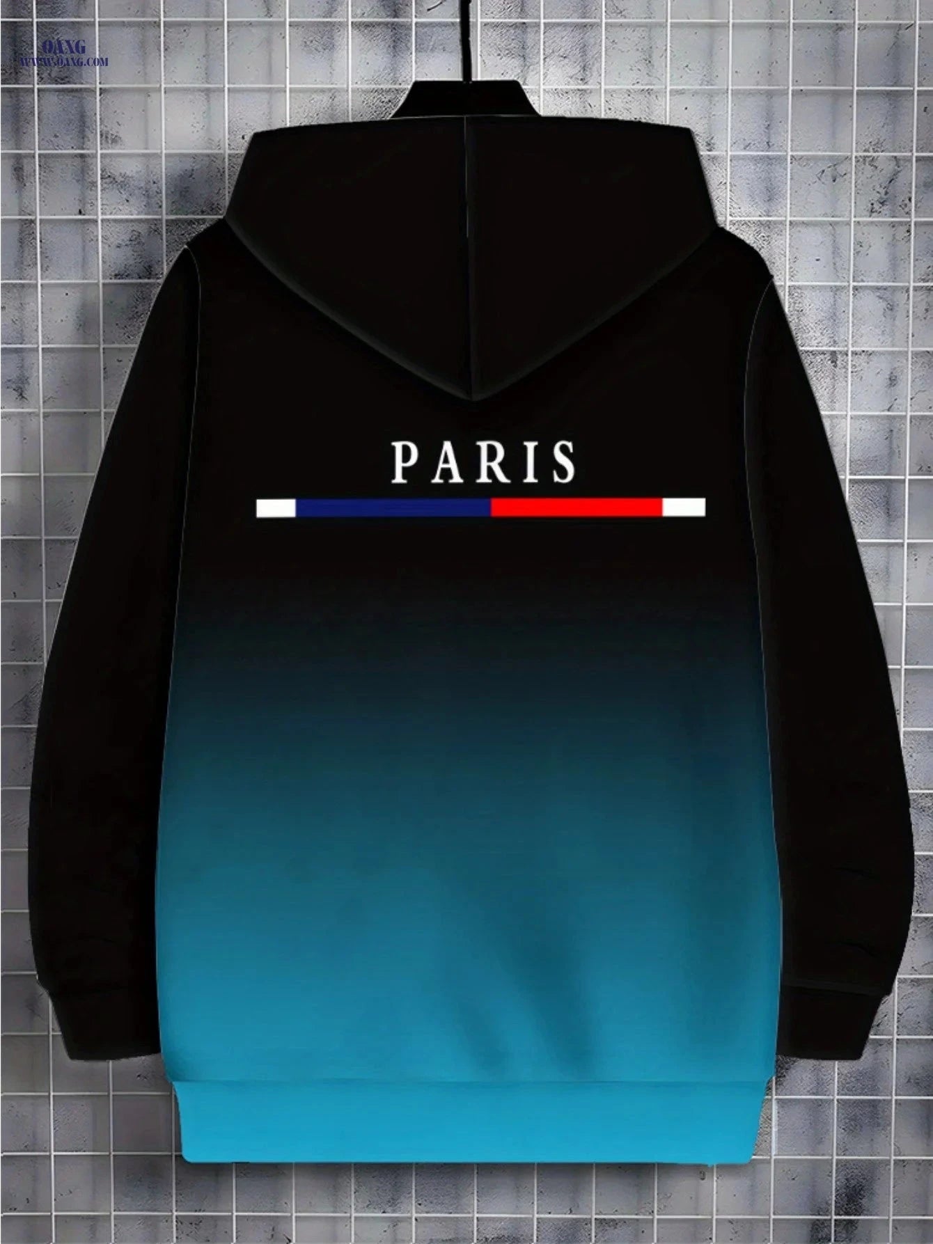 Men's Paris Themed Hoodie - Lightweight Zipper Sportswear for Casual Use   OAXG 【Multicolor】 / FR M