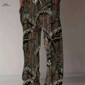 Men's Plus Size 3D Print Casual Pants - Vintage Style, Loose Fit   OAXG 【Multicolor】 / FR M