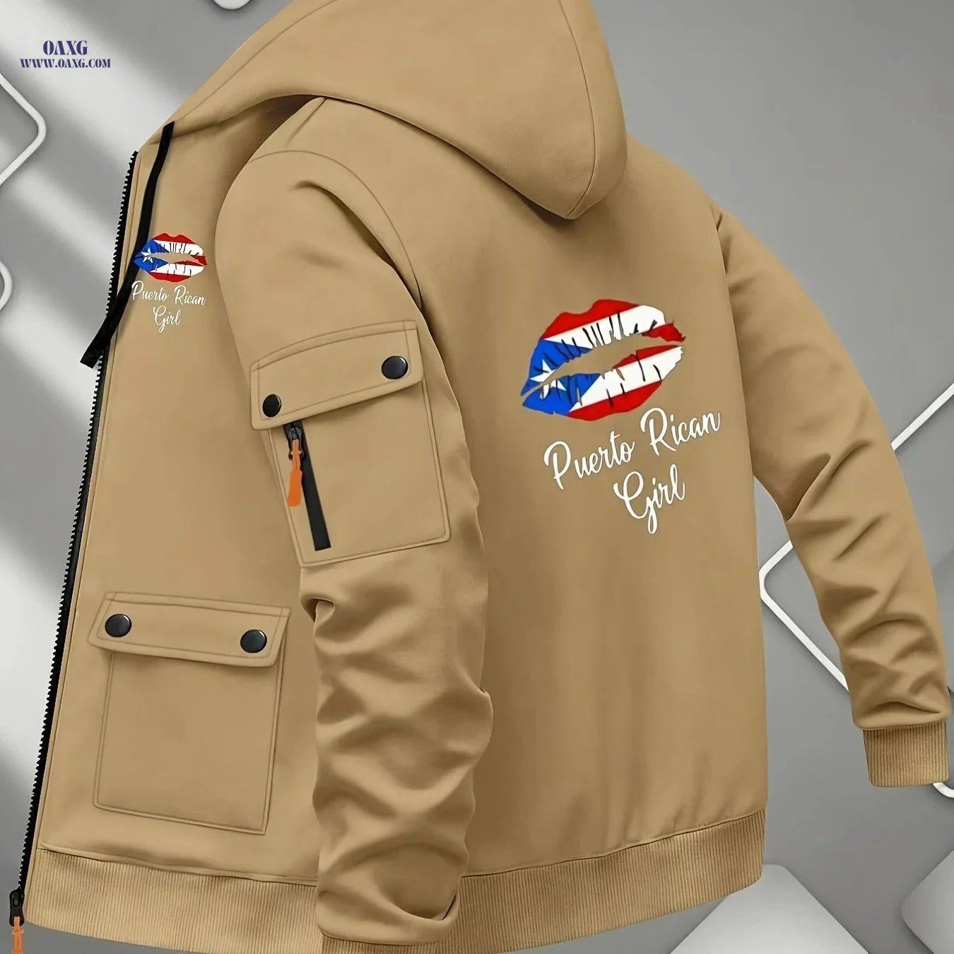Men’s Premium Zipper Hoodie - Casual Fleece Jacket for Outdoors   OAXG 