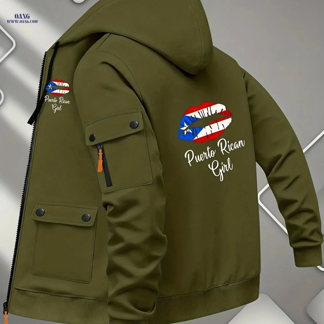 Men’s Premium Zipper Hoodie - Casual Fleece Jacket for Outdoors   OAXG 