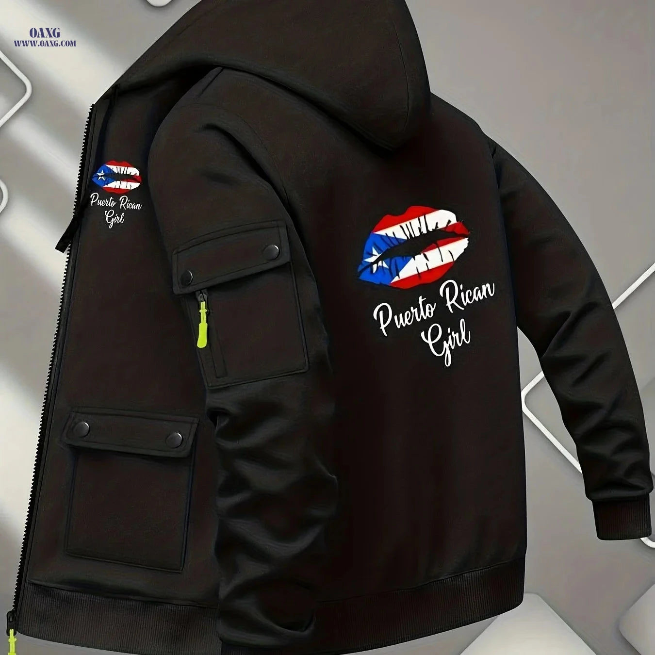 Men’s Premium Zipper Hoodie - Casual Fleece Jacket for Outdoors   OAXG 