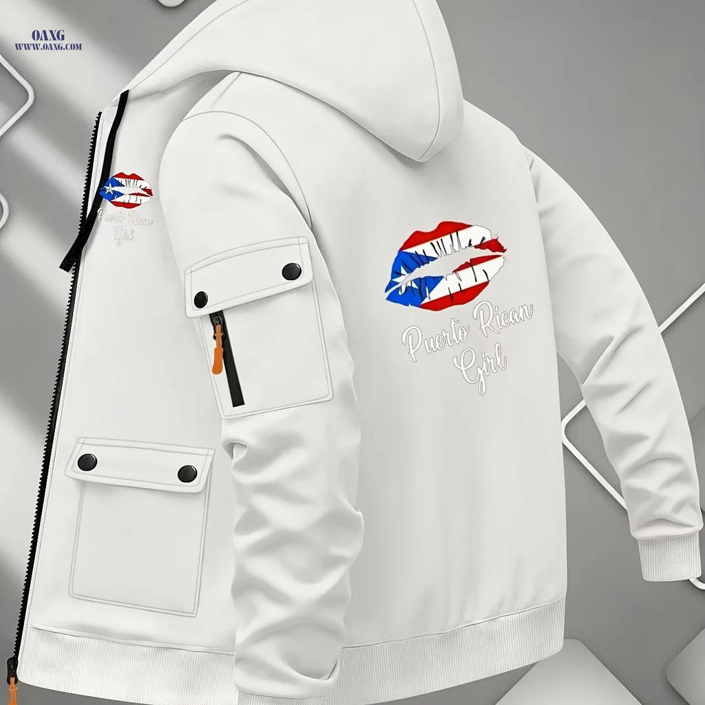 Men’s Premium Zipper Hoodie - Casual Fleece Jacket for Outdoors   OAXG 
