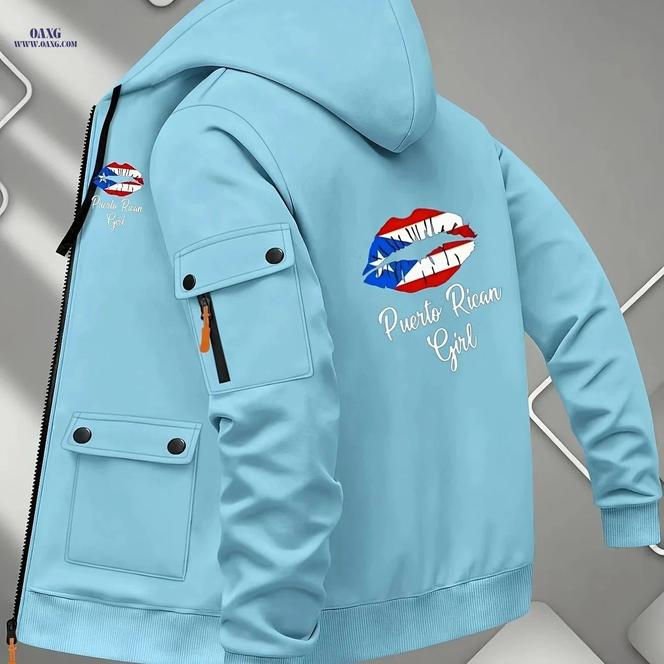 Men’s Premium Zipper Hoodie - Casual Fleece Jacket for Outdoors   OAXG 