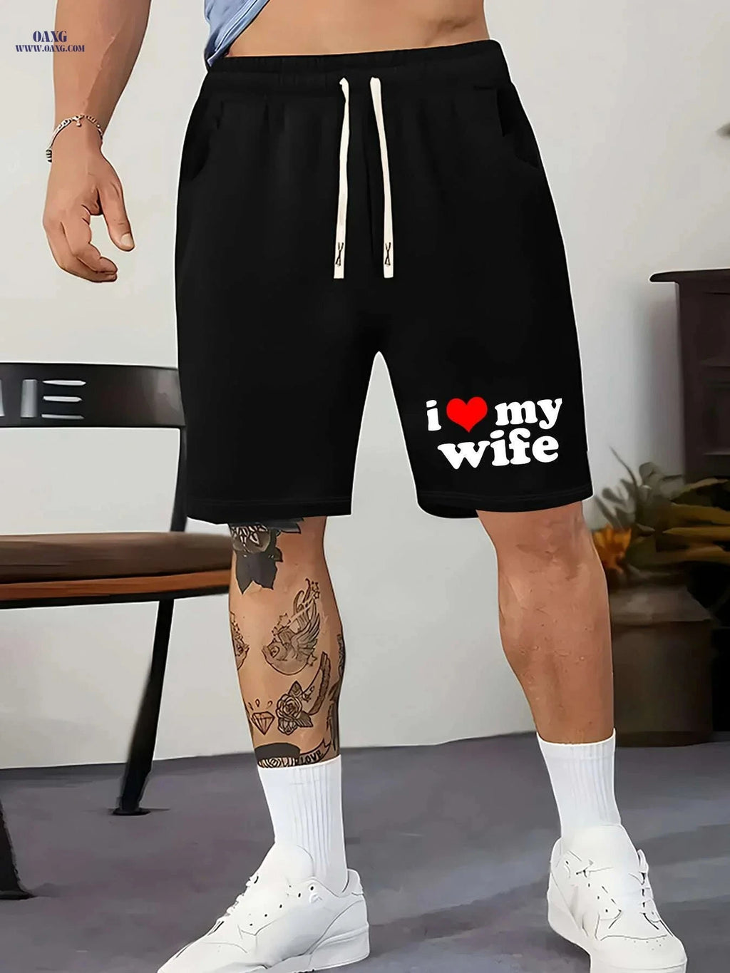 Men's Printed Casual Summer Shorts - Stretchy Drawstring Design   OAXG 
