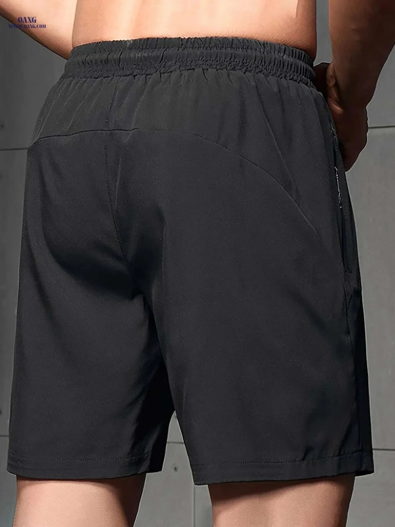 Men's Quick-Dry Athletic Shorts - Lightweight, Breathable & Moisture-Wicking   OAXG Black / XS