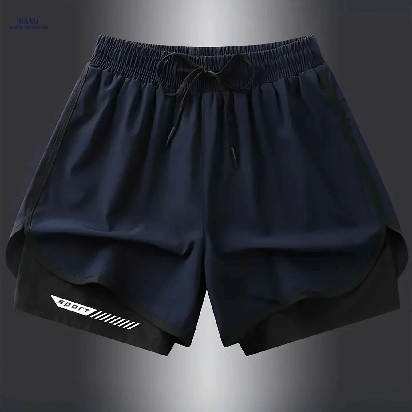 Men's Quick-Dry Athletic Shorts - Lightweight, Breathable with Pockets   OAXG White / S