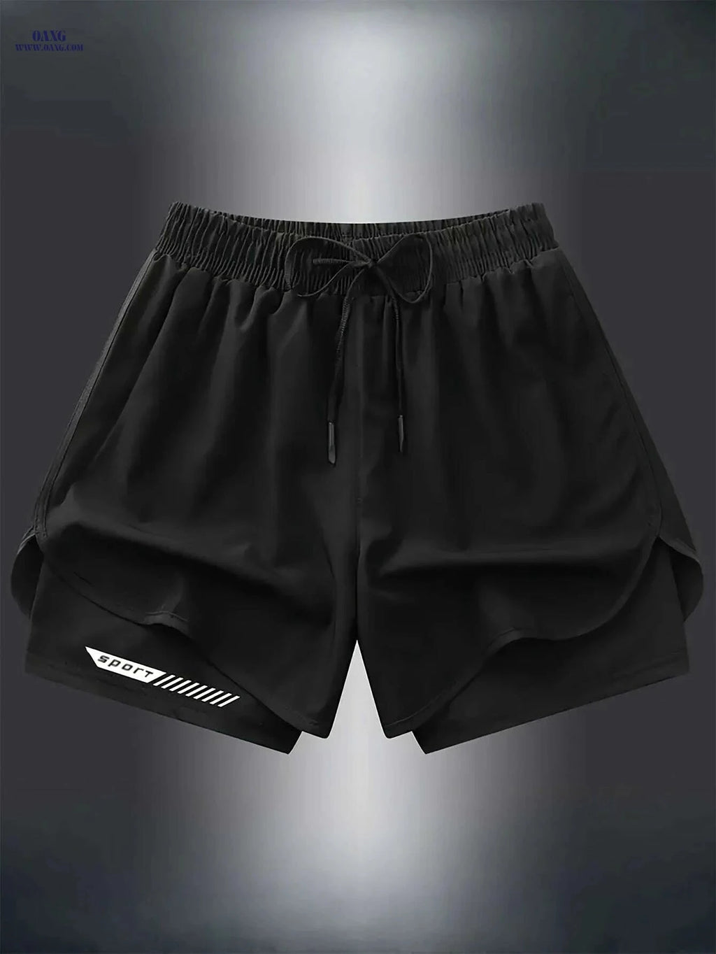 Men's Quick-Dry Athletic Shorts - Lightweight, Breathable with Pockets   OAXG White / S