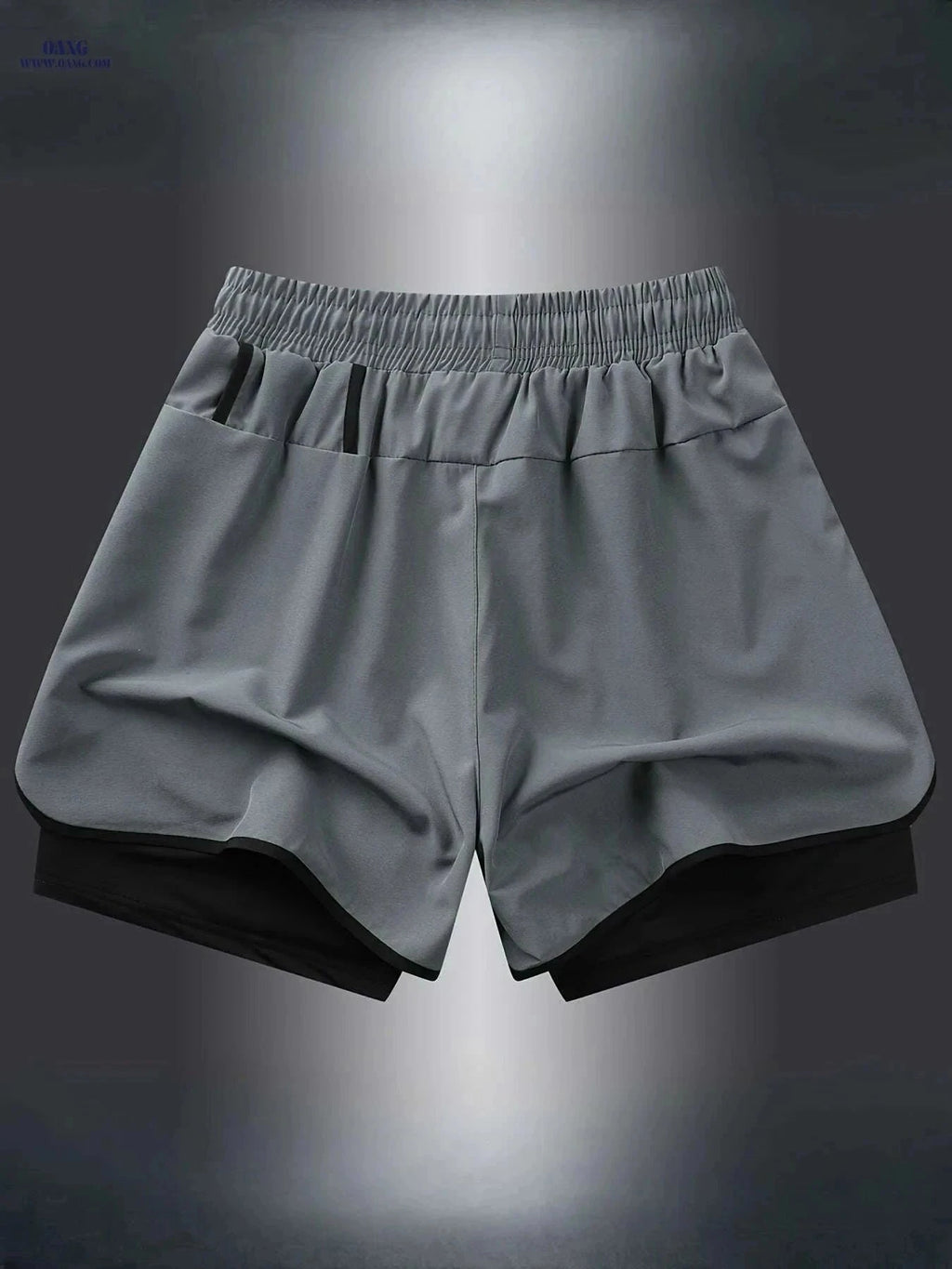 Men's Quick-Dry Athletic Swim Shorts - Lightweight & Breathable Design   OAXG Black / XS