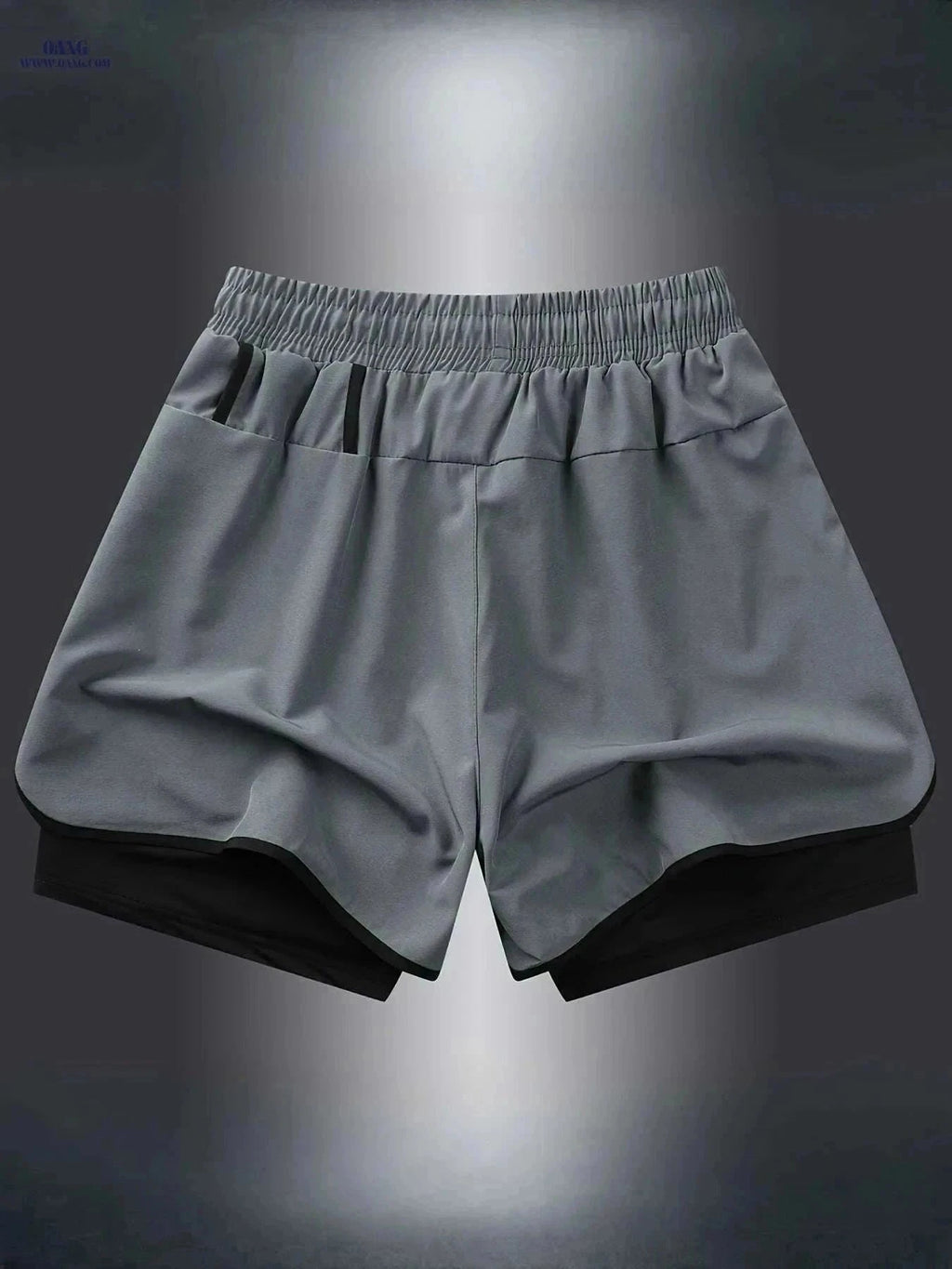 Men's Quick-Dry Athletic Swim Shorts - Lightweight & Breathable Design   OAXG Black / XS