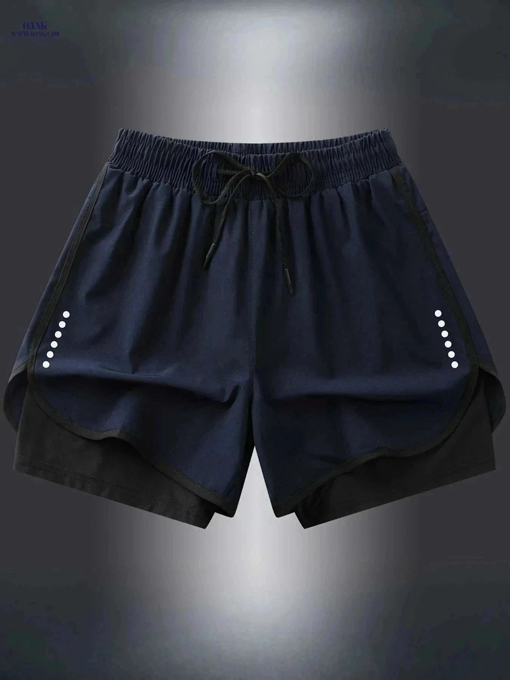 Men's Quick-Dry Athletic Swim Shorts - Lightweight & Breathable Design   OAXG Black / XS