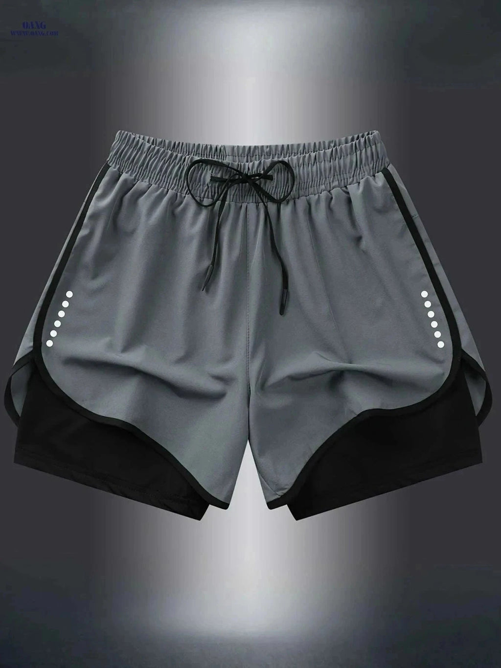 Men's Quick-Dry Athletic Swim Shorts - Lightweight & Breathable Design   OAXG Black / XS