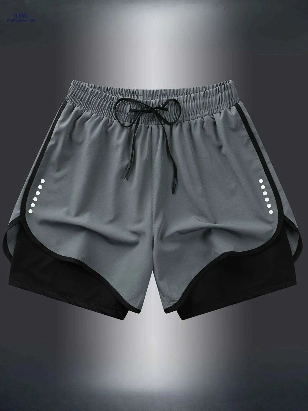 Men's Quick-Dry Athletic Swim Shorts - Lightweight, Breathable Fit   OAXG Black / XS