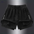 Men's Quick-Dry Athletic Swim Shorts - Lightweight, Breathable Fit   OAXG Black / XS
