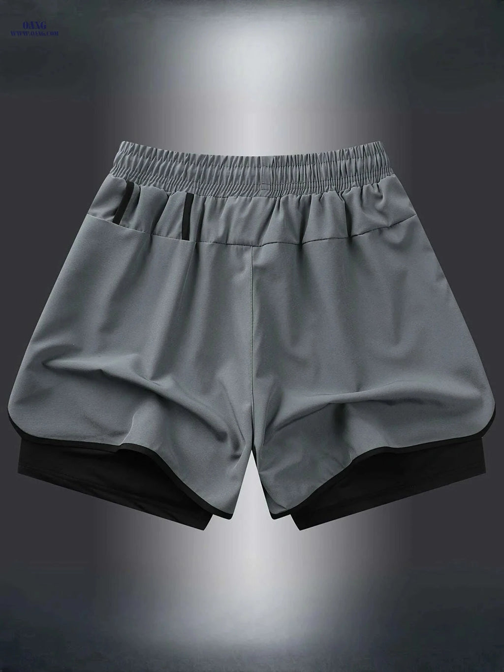 Men's Quick-Dry Athletic Swim Shorts - Lightweight, Breathable Fit   OAXG Black / XS