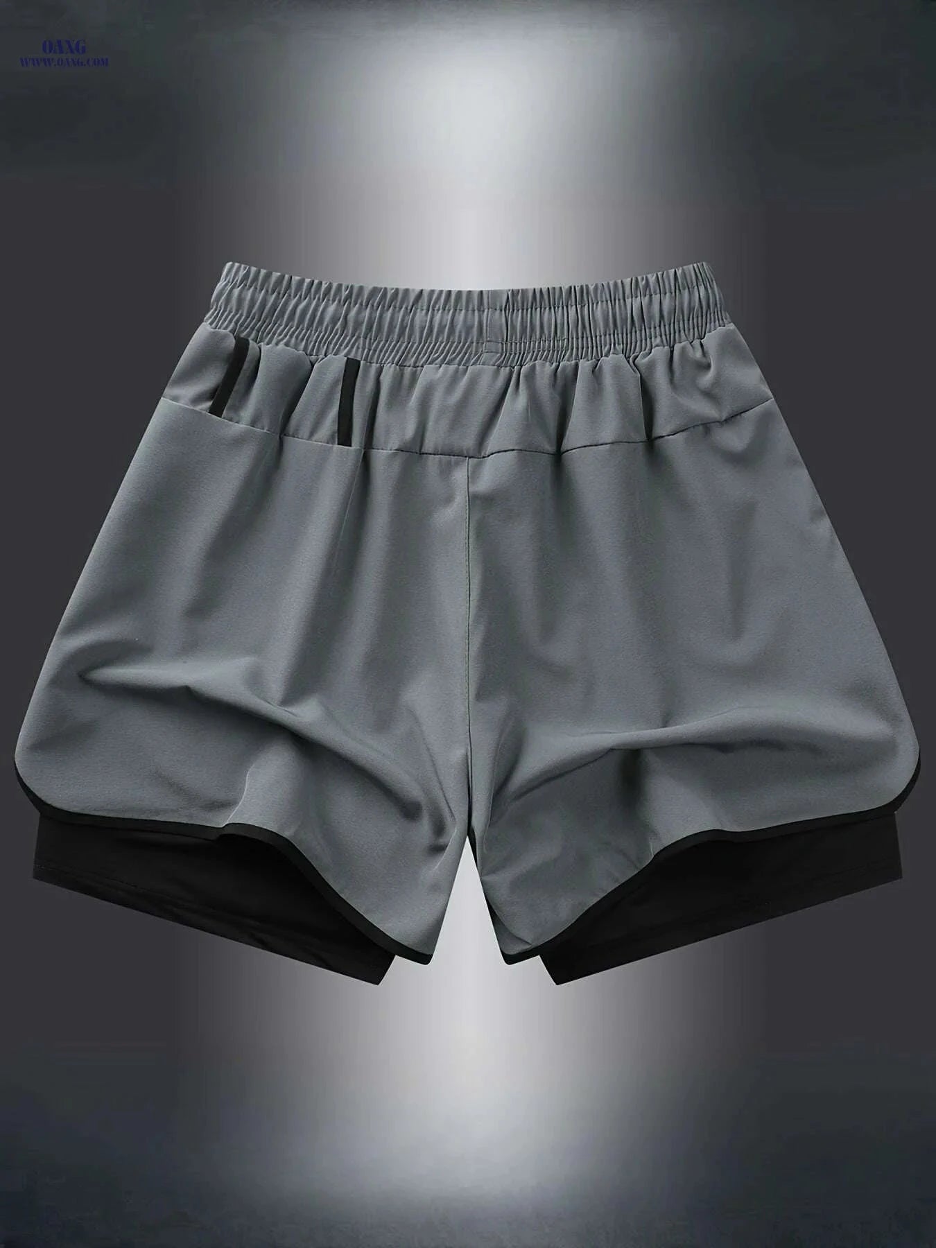 Men's Quick-Dry Athletic Swim Shorts - Lightweight, Breathable Fit   OAXG Black / XS